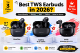 OnePlus Nord Buds 3r vs Realme Buds T200x vs boAt Airdopes Plus 222: Best TWS Earbuds in 2026?